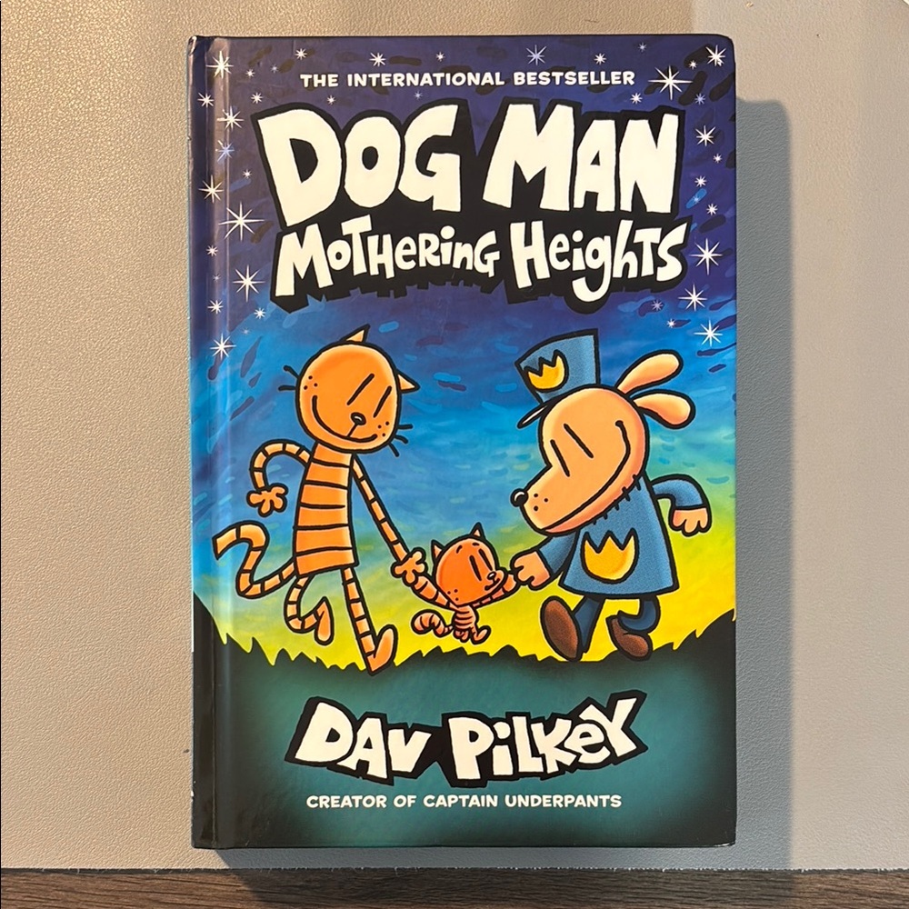 Dog Man: Mothering Heights by Dav Pilkey Hardcover Book